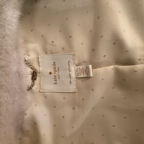 Kate Spade faux fur coat XL - Picture 4 of 4